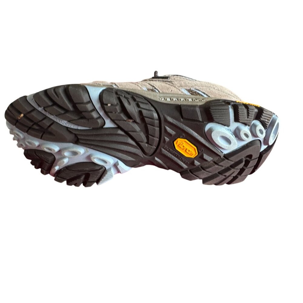 Merrell Women’s Hiking Trail Shoes Vibram Sole Gray Taupe Lightly Worn Size 10 - Picture 6 of 10